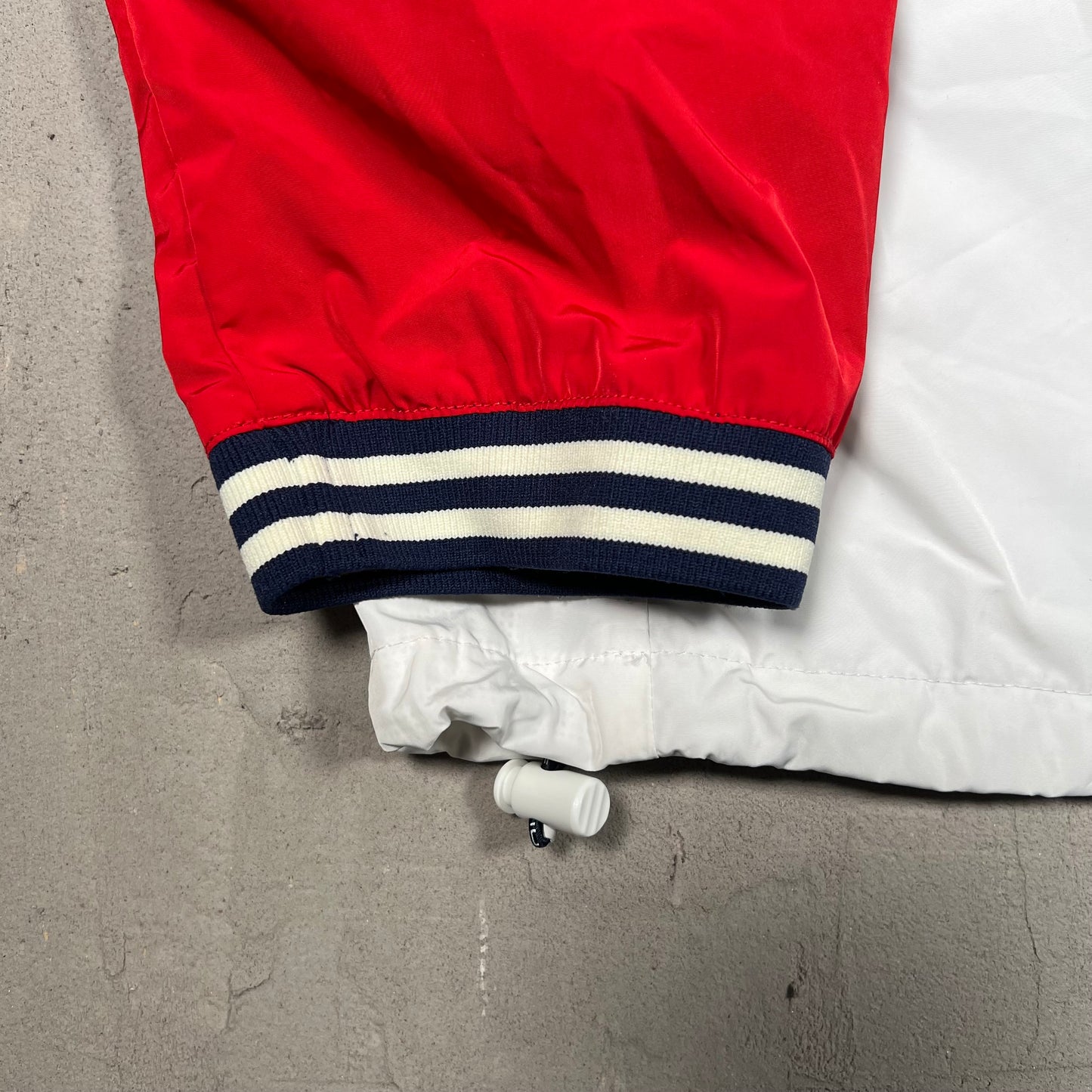 Y2K Polo Ralph Lauren "USA" White Anorak Jacket SIze Medium USED v19032