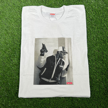 Supreme KRS One 2014 Photo White Tee Size Large NEW x14504