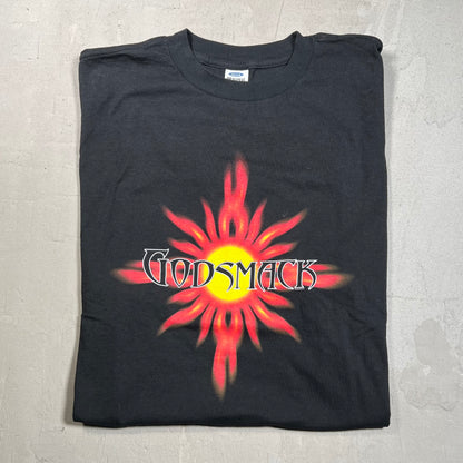 1999 Godsmack US Tour Black Tee Size XL USED v19429