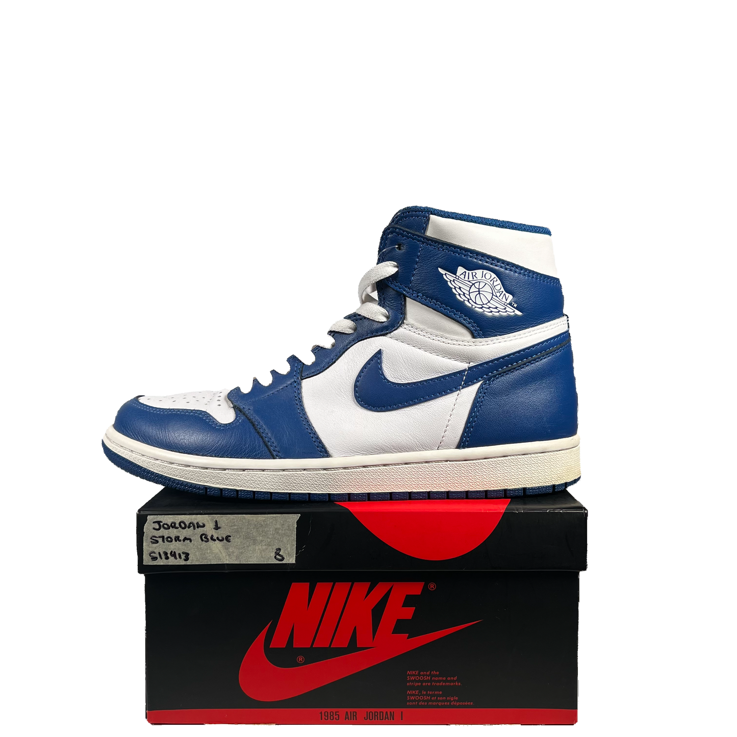 Jordan 1 Storm Blue 2016 Size 8 USED s13413