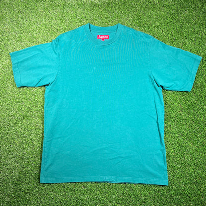 Supreme Green Brushed Arc S/S Tee (2025) Size Medium USED x16782