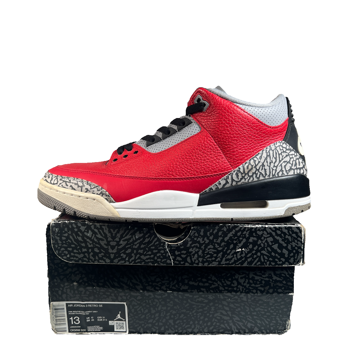 Jordan 3 Unite (2020) Size 13 USED s23137