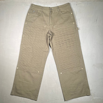 74 Is War Olive Green Capenter Pants Size 36 USED x17124