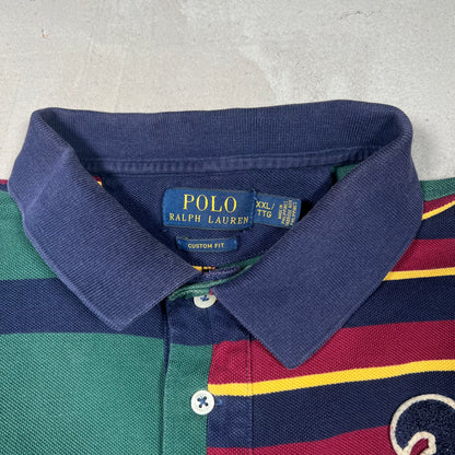 2014 Polo Ralph Lauren Patchwork Polo Size XXL USED v19130