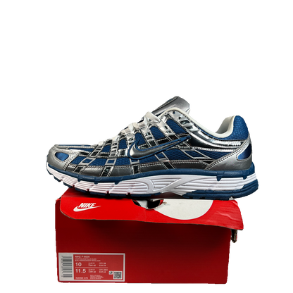 Nike P-6000 Court Blue Metallic Silver (2026) Size 10 USED s23140