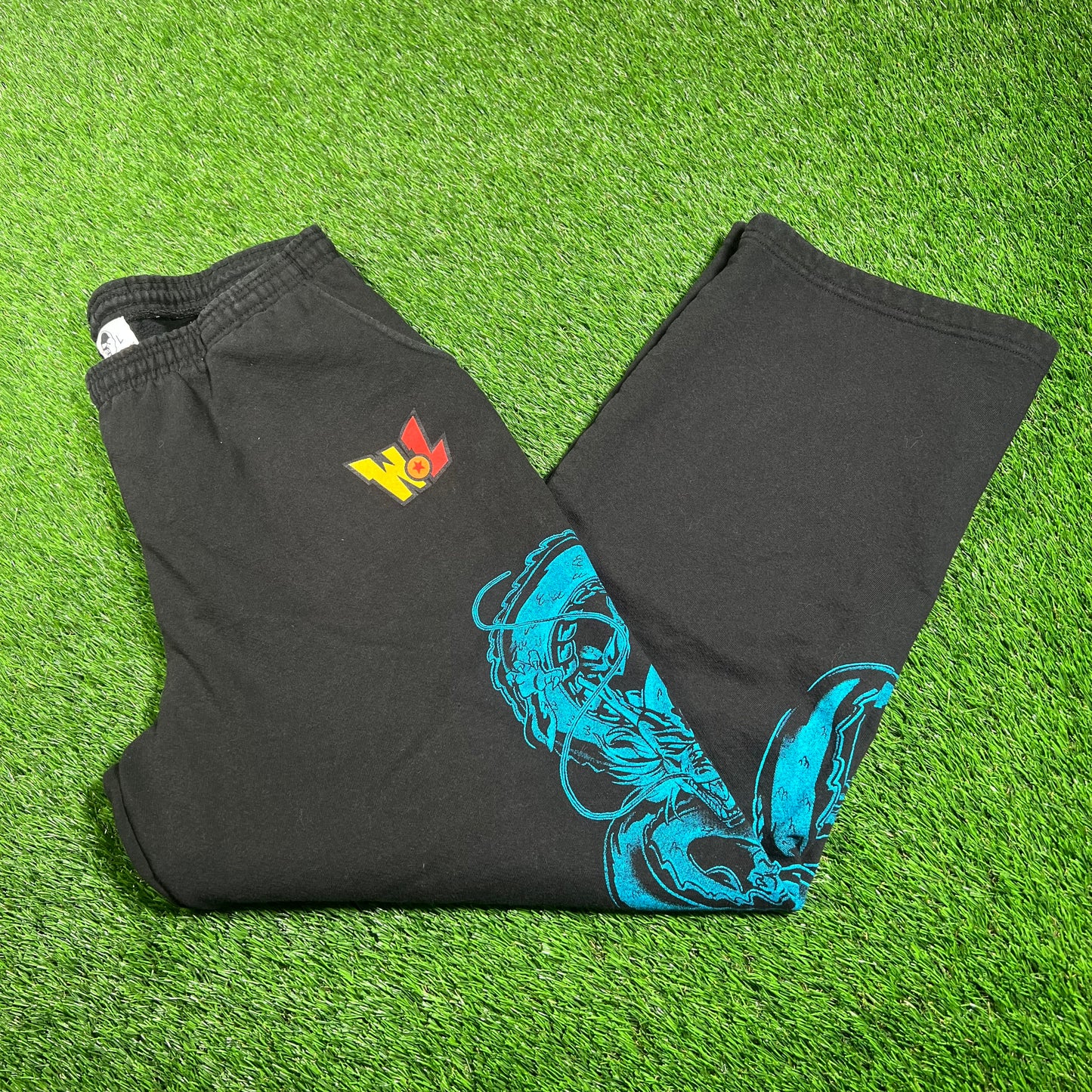 Warren Lotas Dragon Leg Print Black Sweatpants Size XXL USED x16074