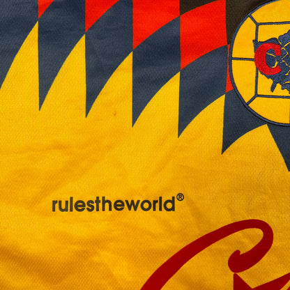 Corteiz Club RTW Yellow Street League Club America Soccer Jersey Size Medium USED x16820