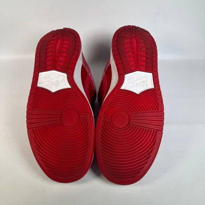 Nike SB Dunk Low Red Patent Leather (2014) Size 11 USED s23515