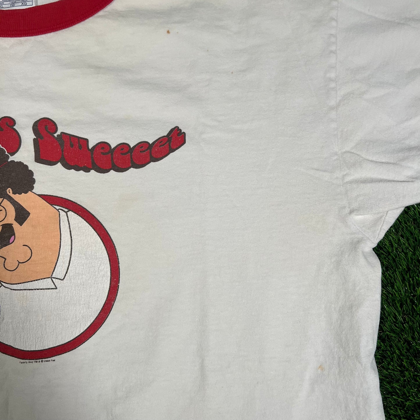 2004 Family Guy That is Sweet White Tee Size XL USED v17822
