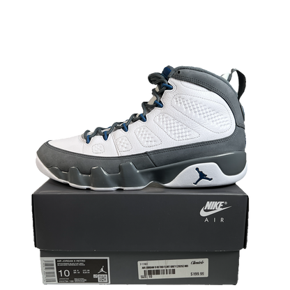 Jordan 9 Flint Grey French Blue (2026) Size 10 USED s22862