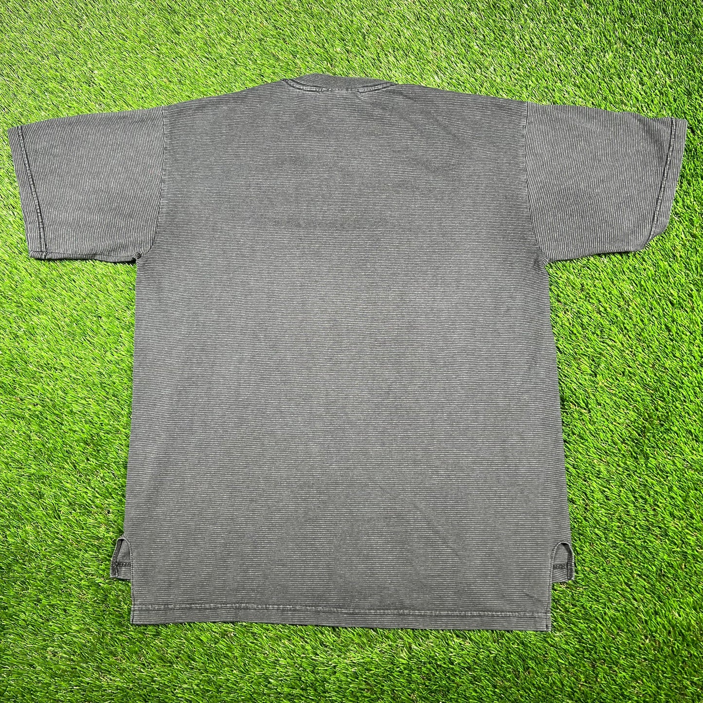 1990s Marlboro Dark Grey Pocket Tee Size Small USED v16875