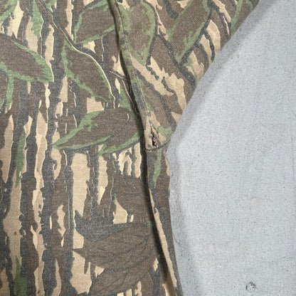 1990s RealTree Camo Pocket Tee Size XL USED v19187