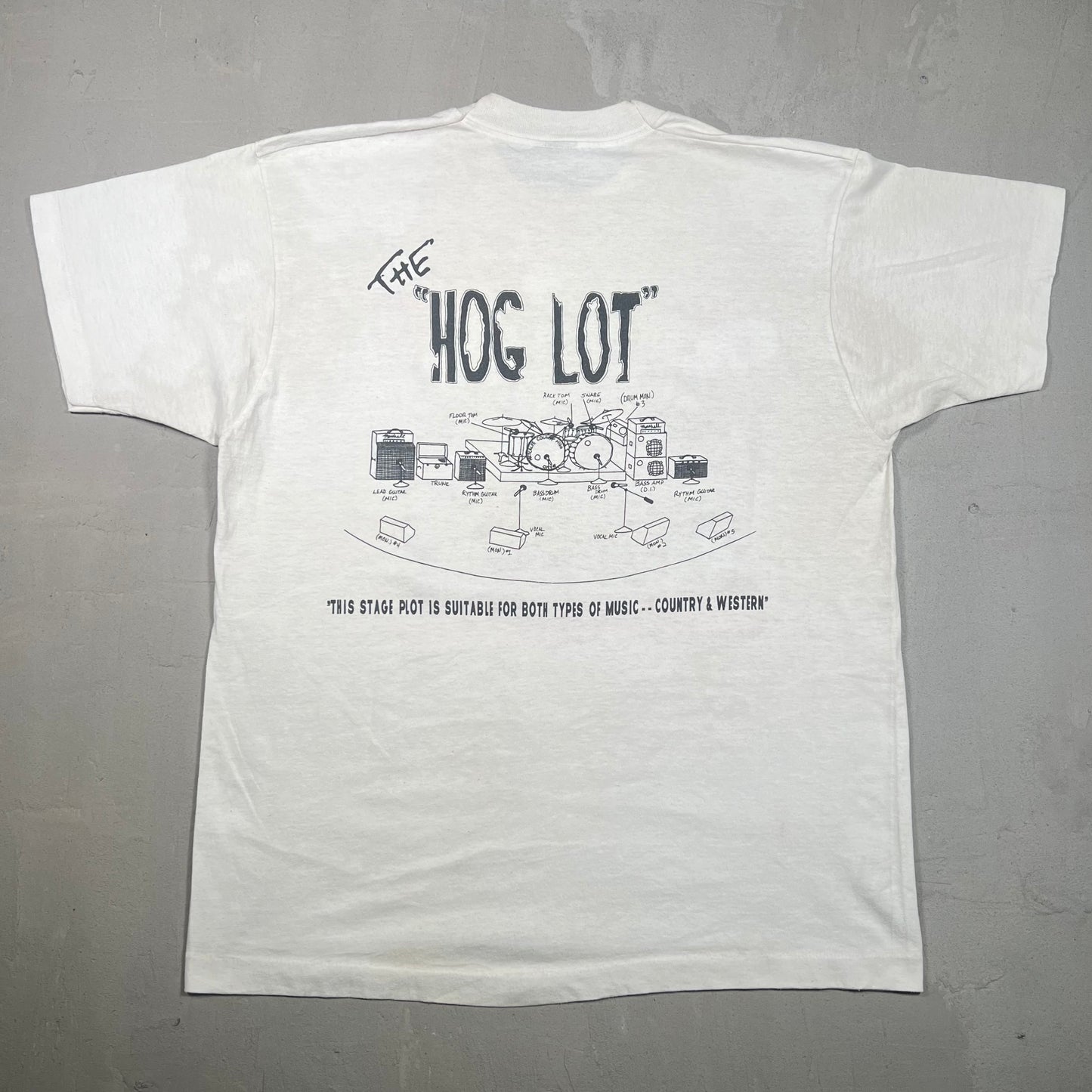 1990 The Kentucky Headhunters White Tee Size XL USED v19179
