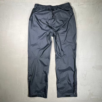 North Face Dryvent Lightweight Black Windbreaker Pants Size Large USED v20335