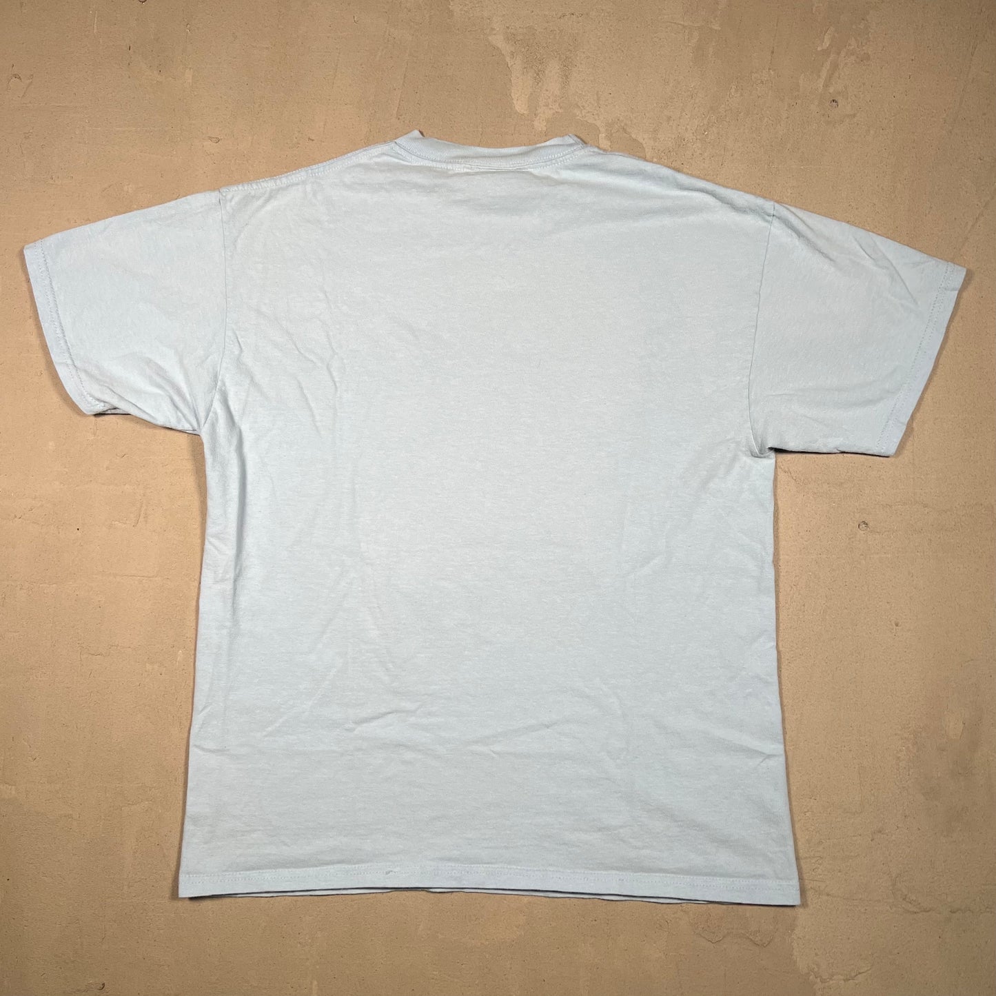 Y2K Disney Cruise Line Castaway Cay Light Blue Tee Size Small USED v19142