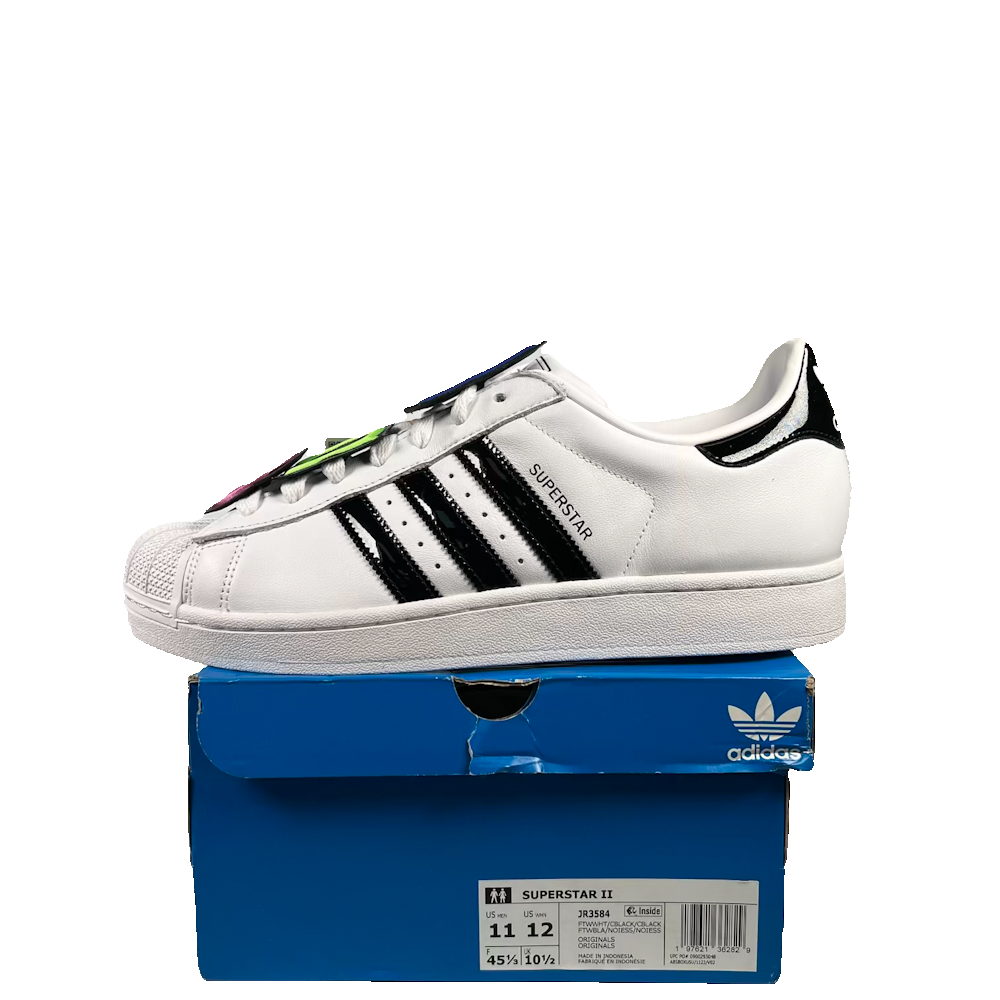Adidas Superstar Jermey Scott White Black (2025) Size 11 NEW s23732