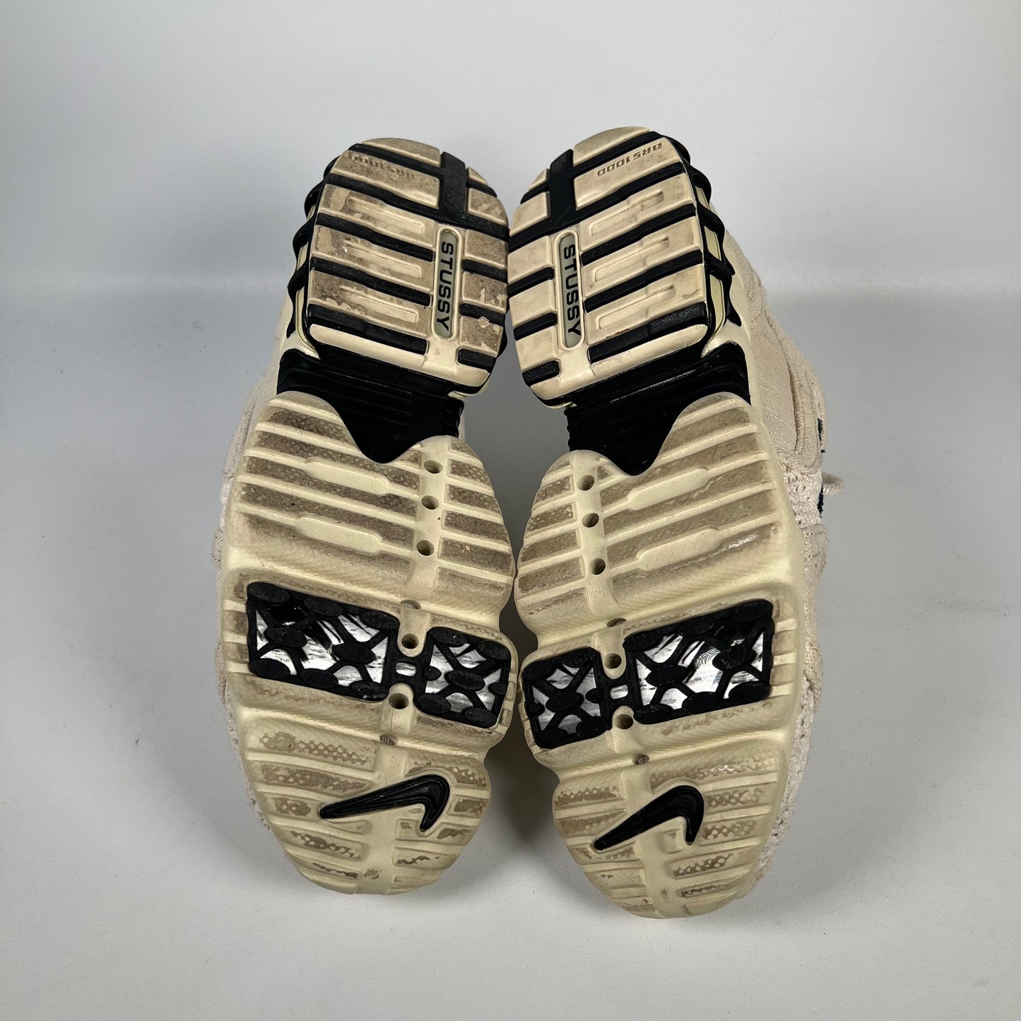 Nike air zoom spiridon cage 2 stussy fossil Size 8.5 USED s11781