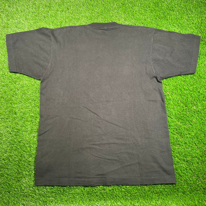 1990 Charlie Parker Photo Black Tee Size XL USED v18737