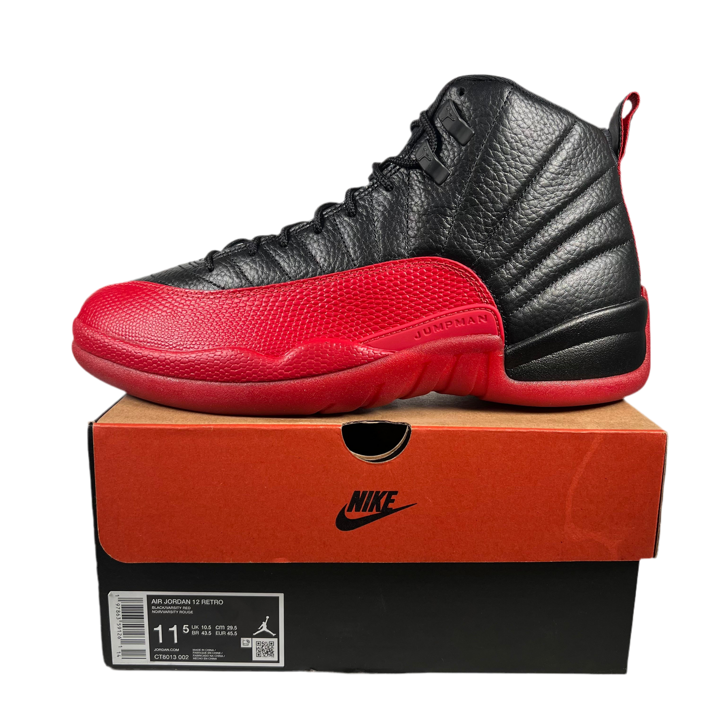 Jordan 12 Flu Game (2025) Size 11.5 NEW s18250