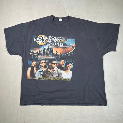 2010 Hot 97 Summer Jam Black Tee Size XXL USED v17949