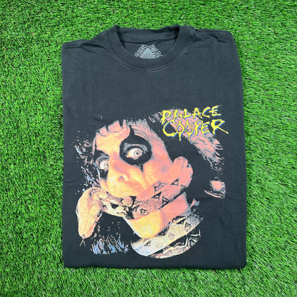 Palace Alice Cooper Black Tee Size Medium USED x16194