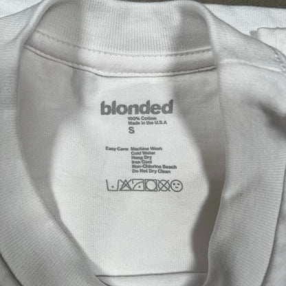 Frank Ocean BlondedRadio Iceman White Tee Size Small NEW x10812