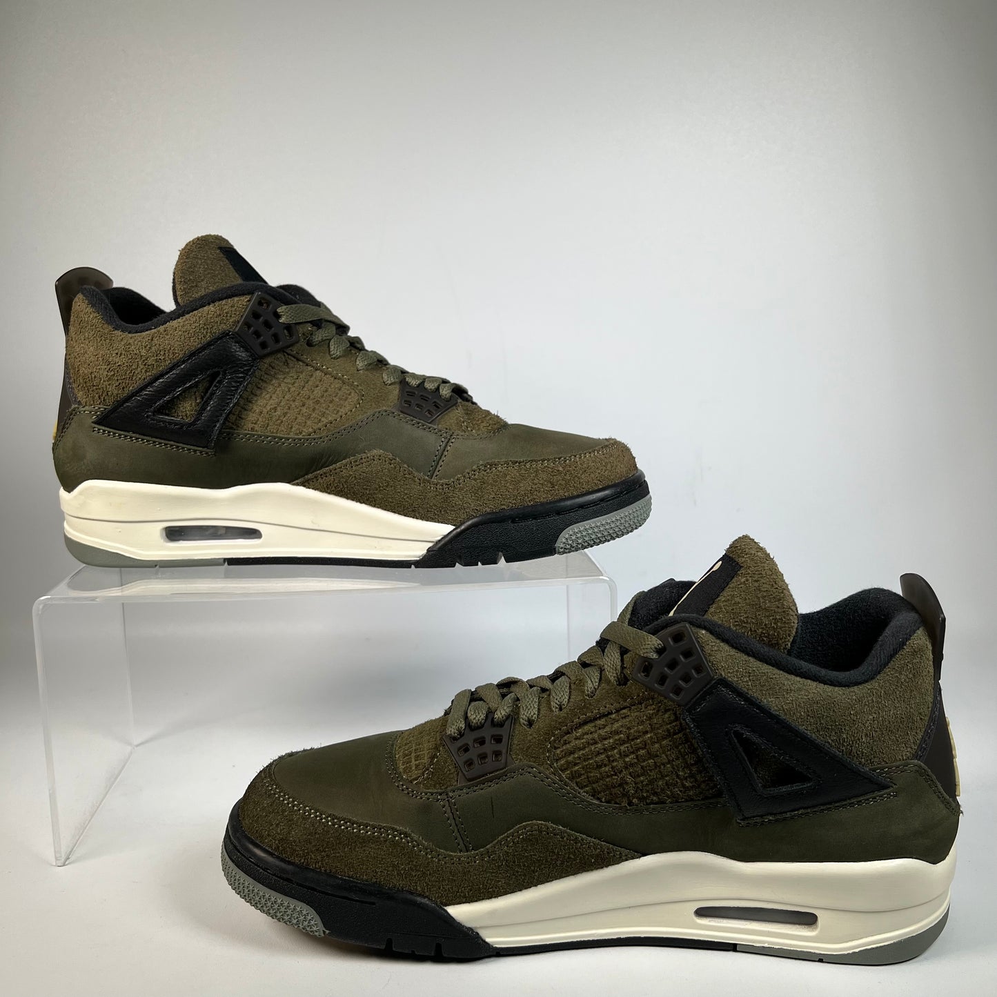 Jordan 4 Craft Medium Olive (2023) Size 9.5 USED s21321
