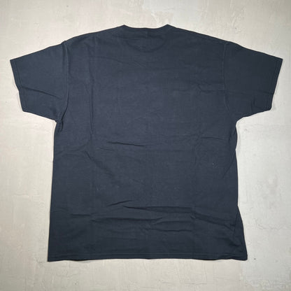 Y2K Aaliyah Portrait Black Tee Size XL USED v17823