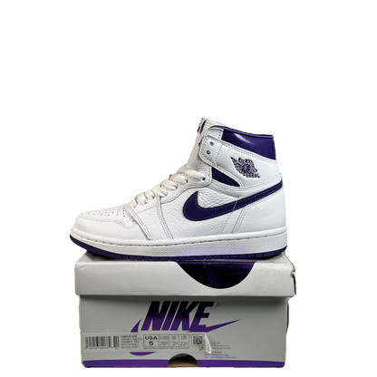 Jordan 1 High Court Purple (2021) Size 5 USED s22591