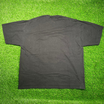 Y2K Disneyland Pluto Black Tee Suze XL USED v18783