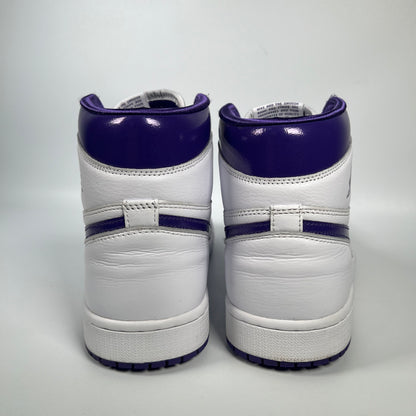 Jordan 1 Court Purple Size 10m / 11.5w USED s17893