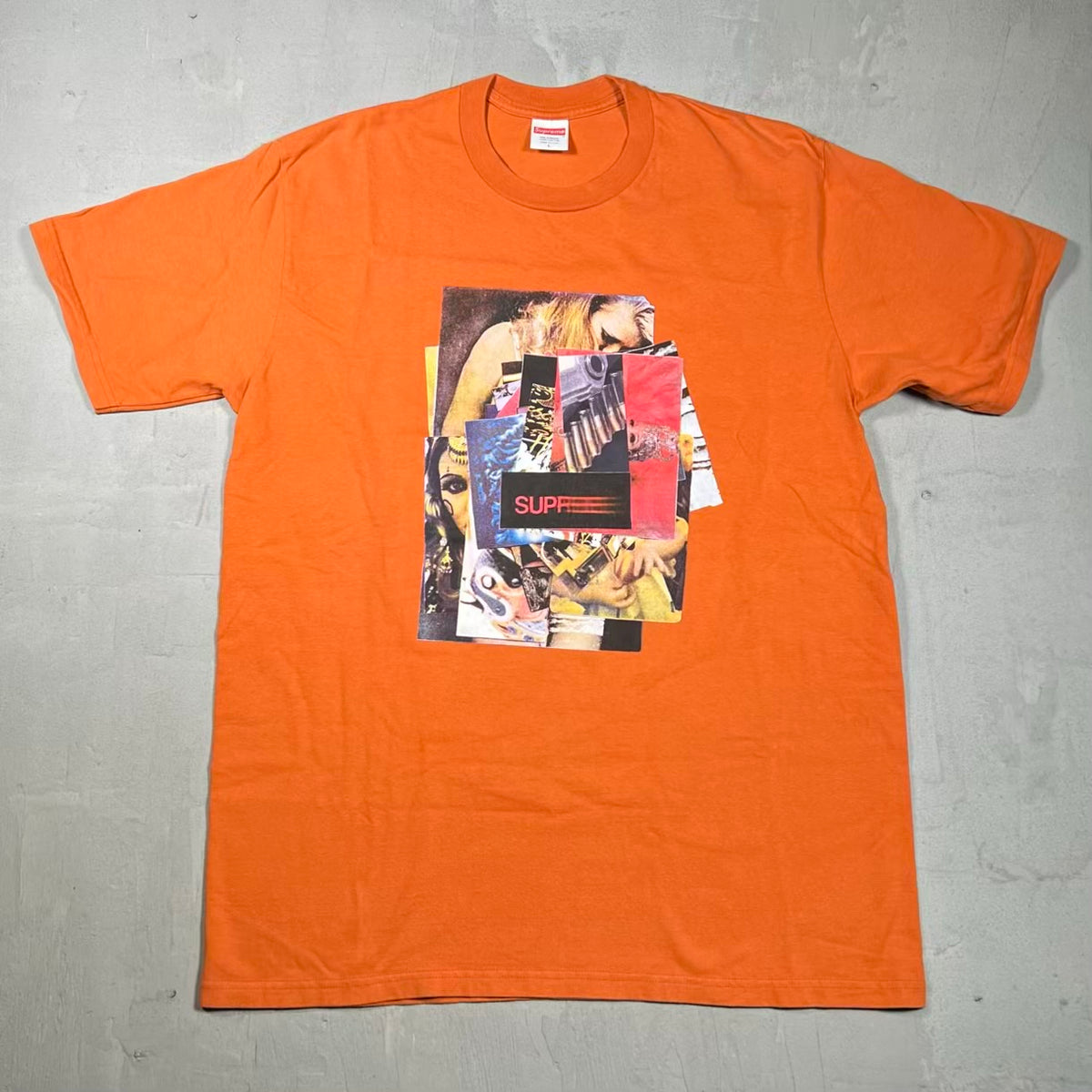 Supreme Stack (2021) Rust Brown Tee Size Large USED x18446