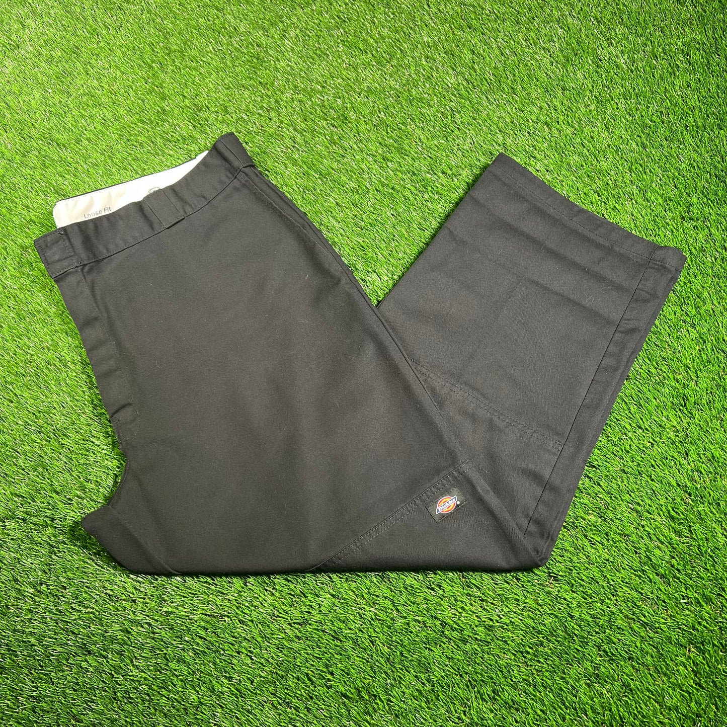 Dickies Straight Leg Black Pants Size 44x30 USED v18070