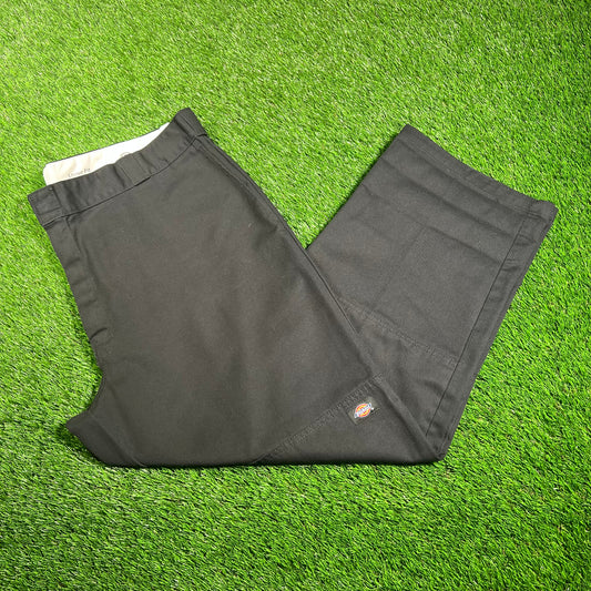 Dickies Straight Leg Black Pants Size 44x30 USED v18070