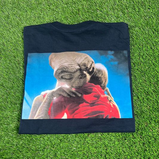 2015 Supreme ET Navy Tee Size Medium USED x14565