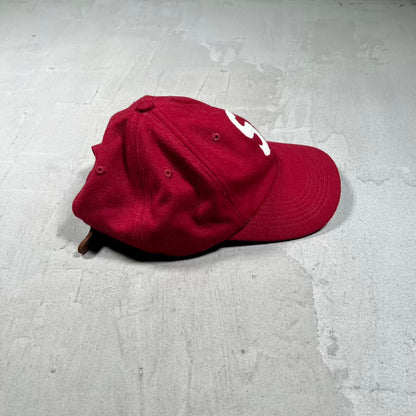 Supreme Loro Piana S Logo Burgundy Hat (2021) USED x18380