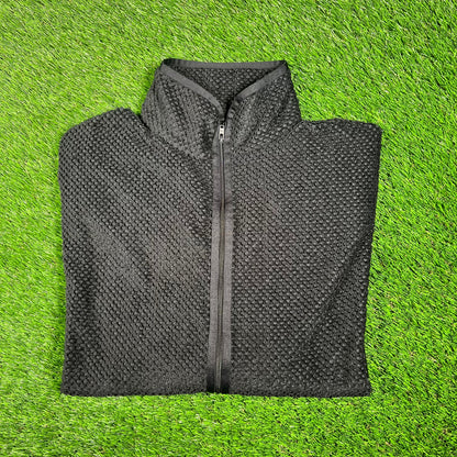 Adidas Y3 Yohji Yamamoto Black Zip Up Sweater Small USED x15366