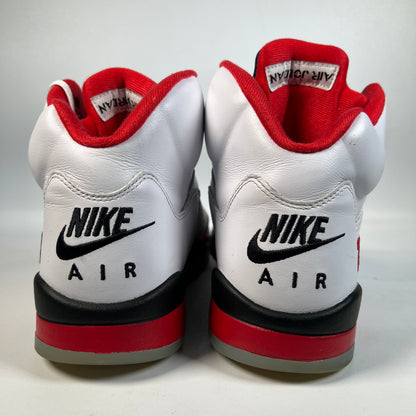 Jordan 5 Fire Red Black Tongue (2025) Size 10.5 USED s22369