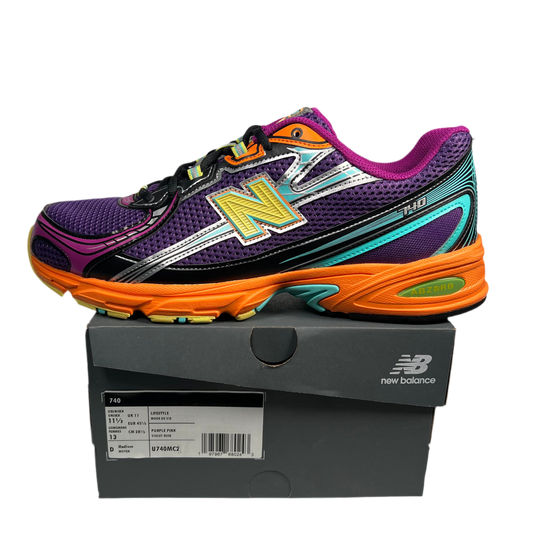 New Balance 740v2 Concord Grape Sun Glow (2025) Size 11.5 USED s17539