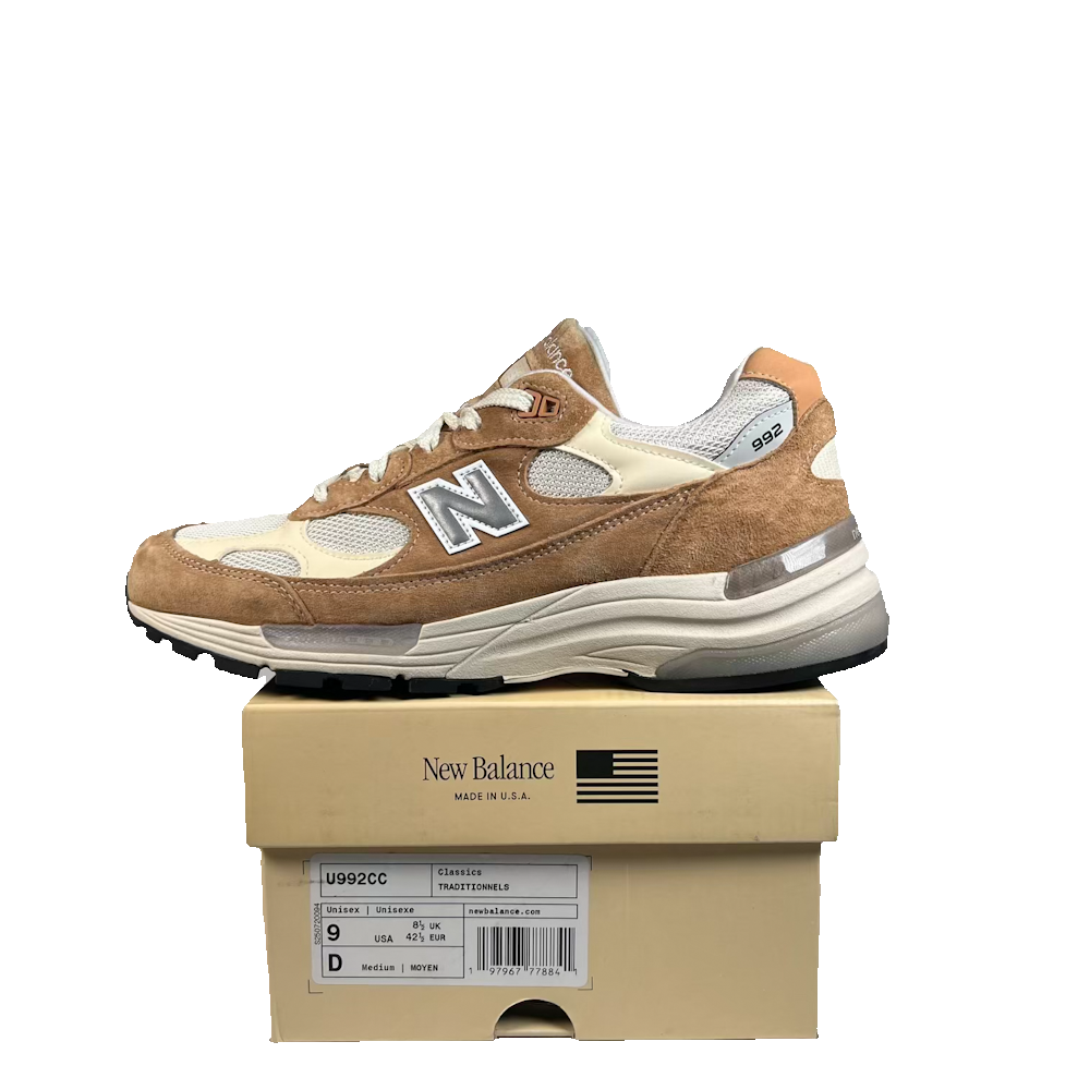 New Balance 992 Sweet Caramel (2025) Size 9 USED s23563