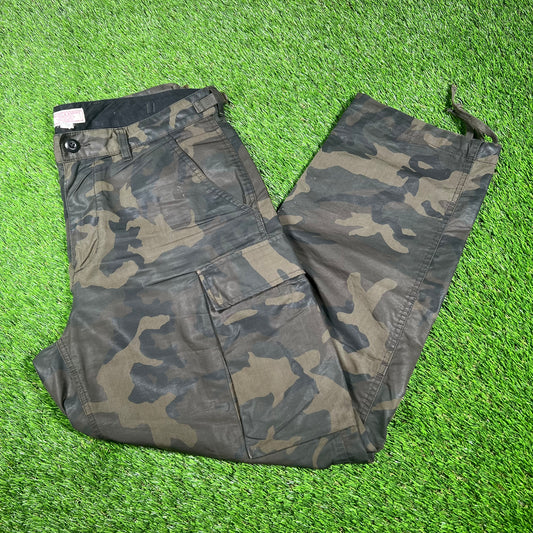 J.Crew x Wallace Barnes Dark Camo Cargo Pants Size 33 USED v17060