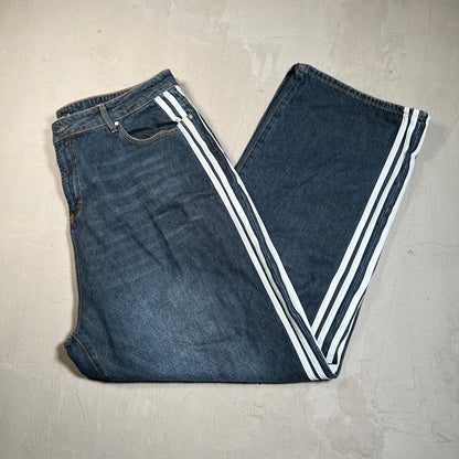 GV Gallery Raspbery Hills OG Stripe Blue Jeans Size 38 USED x17617