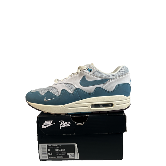 Nike Air Max 1 Patta Waves Noise Aqua (2021) Size 8 USED s22652