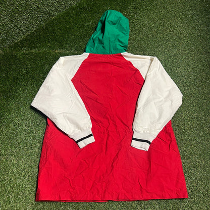 1990s Ralph Lauren Red/White Sailing Jacket Size Large USED v16144
