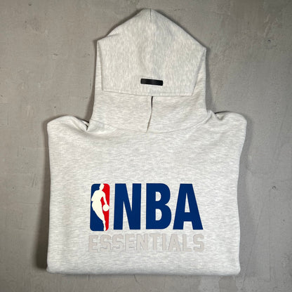 Essentials Fear Of God NBA Grey Hoodie Size Large USED x17641