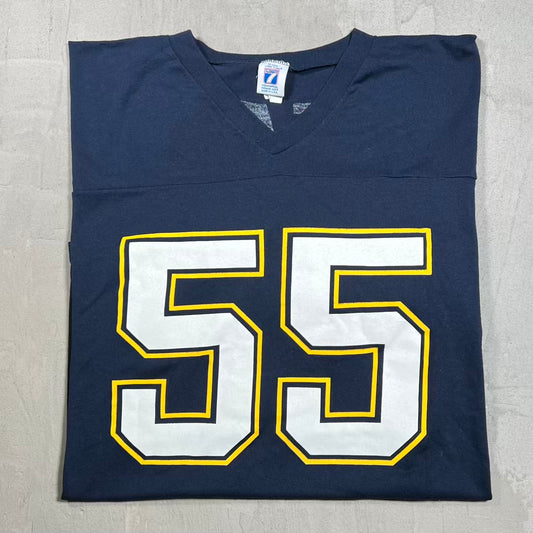 1990s Junior Seau Chargers Jersey Tee Size XXL USED v20125