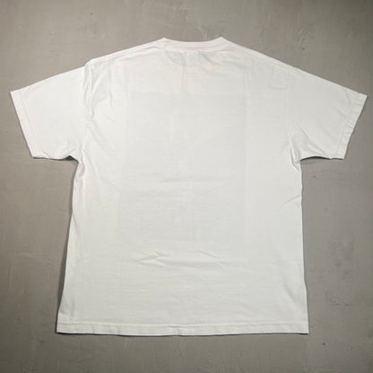 Y2K Charlie Parker "Bird" White Tee Size XL USED v19386