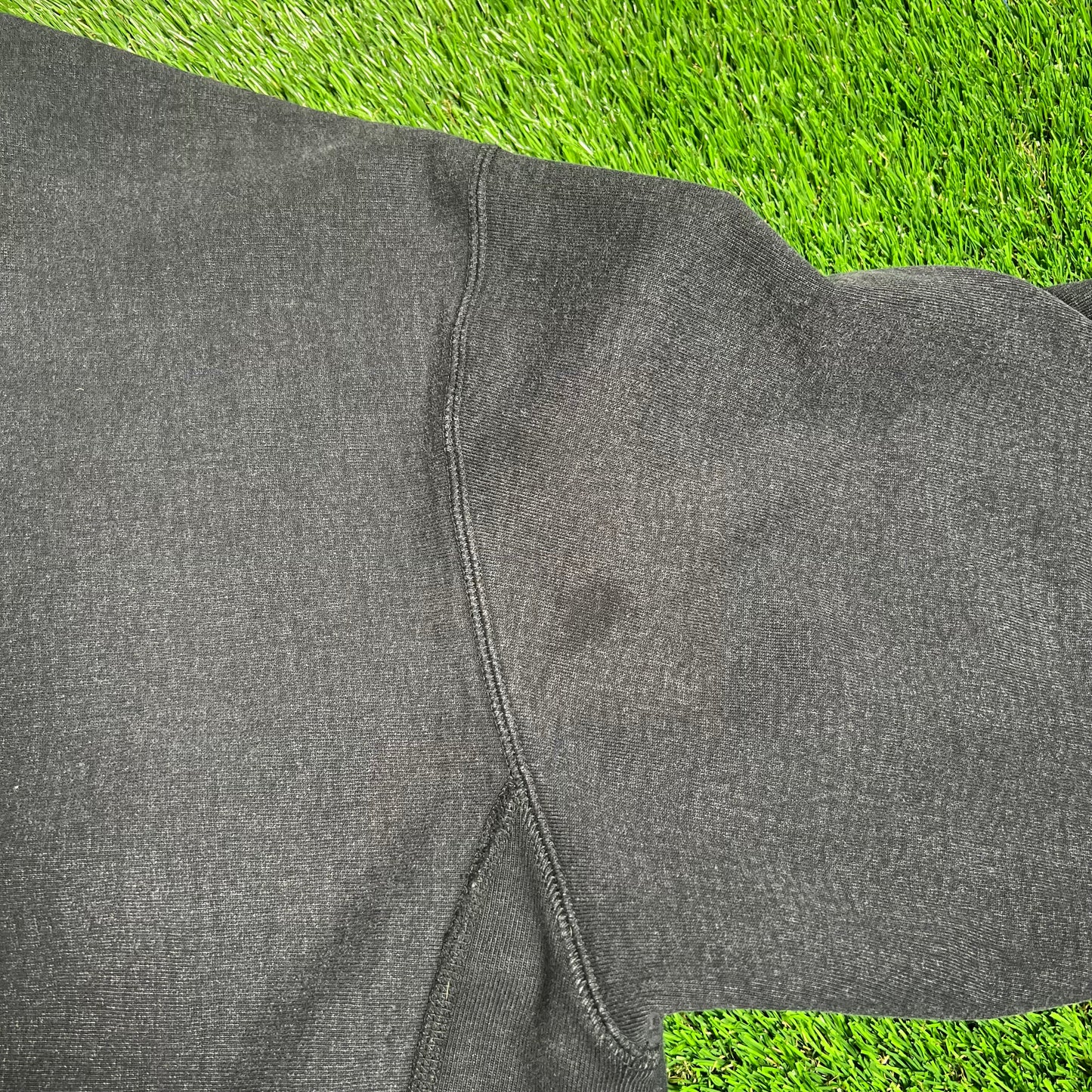 Supreme Washed Black Box Logo Crewneck (2022) Size Large USED x15807