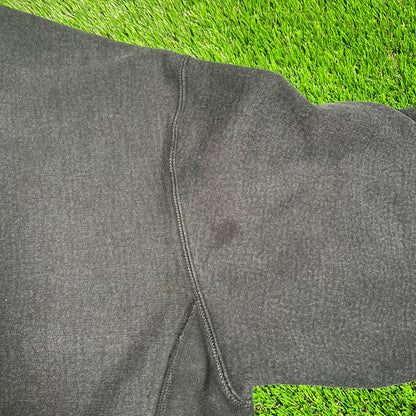 Supreme Washed Black Box Logo Crewneck (2022) Size Large USED x15807