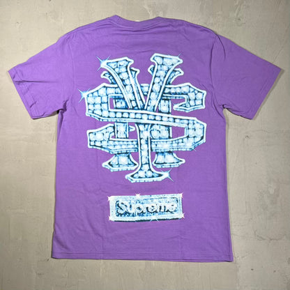 Supreme Snowman Purple Tee (2025) Size Medium USED x18647